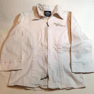 Harley Davidson stretch 3/4 sleeve Woman's shirt M